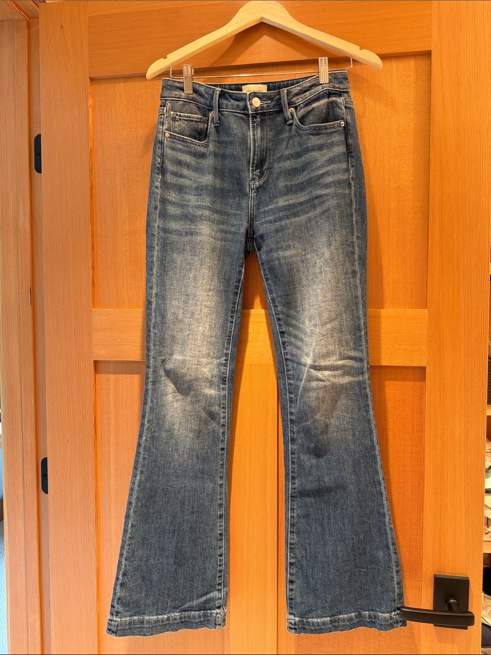 DRIFTWOOD Wyatt Faded Blue Flare Jeans Size 26